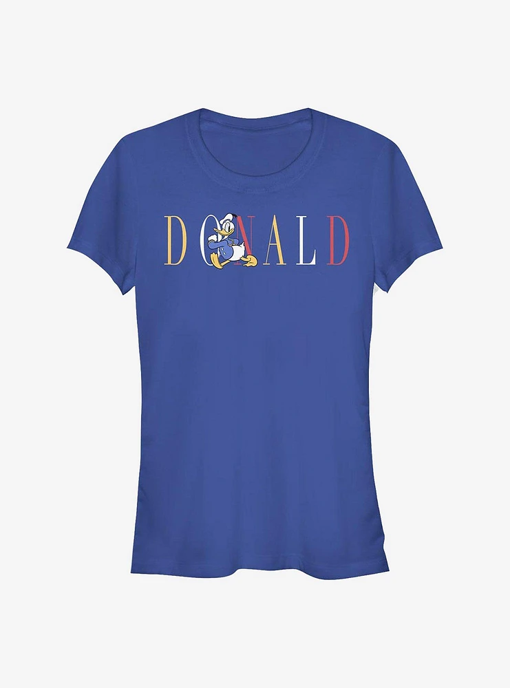 Disney Donald Duck Fashion Girls T-Shirt