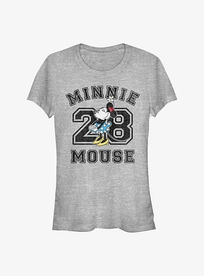 Disney Minnie Mouse Collegiate Girls T-Shirt