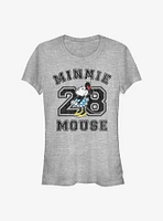 Disney Minnie Mouse Collegiate Girls T-Shirt