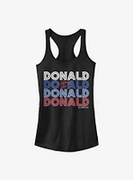 Disney Donald Duck Retro Stack Girls Tank