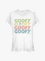 Disney Goofy Retro Stack Girls T-Shirt