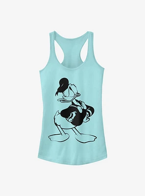 Disney Donald Duck Old Print Girls Tank