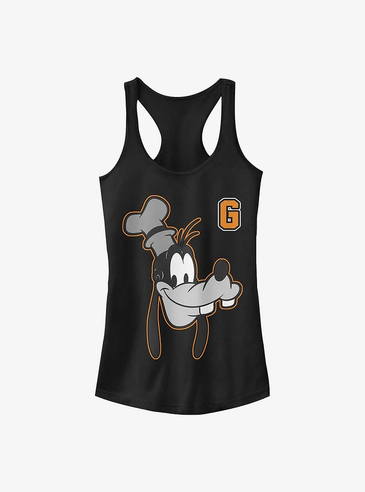 Disney Goofy Letter Goof Girls Tank