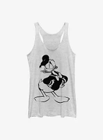 Disney Donald Duck Old Print Girls Tank