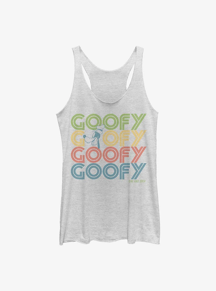 Disney Goofy Retro Stack Girls Tank