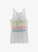 Disney Goofy Retro Stack Girls Tank