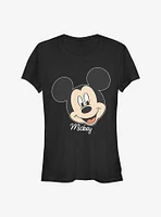 Disney Mickey Mouse Big Face Girls T-Shirt