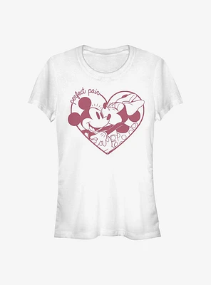 Disney Mickey Mouse & Minnie Perfect Pair Girls T-Shirt