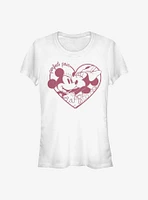 Disney Mickey Mouse & Minnie Perfect Pair Girls T-Shirt