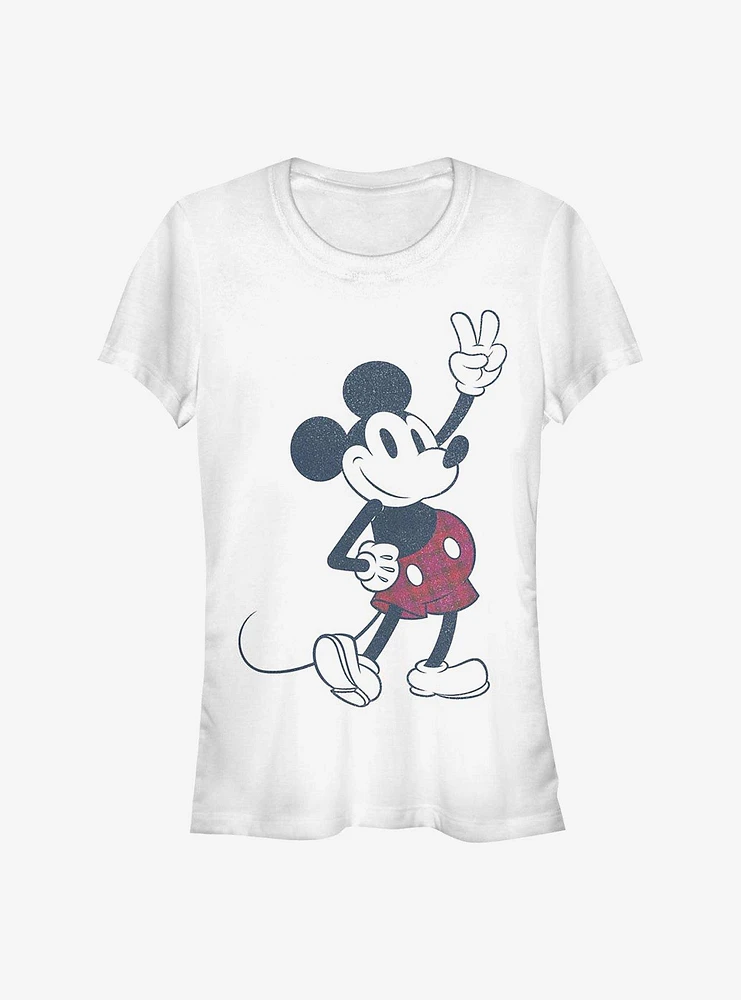 Disney Mickey Mouse Plaid Girls T-Shirt