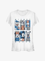 Disney Mickey Mouse Six Up Muted Girls T-Shirt