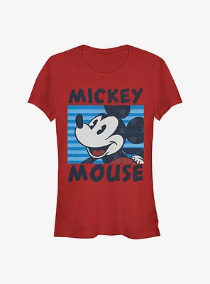 Disney Mickey Mouse Mickey's Stripes Girls T-Shirt