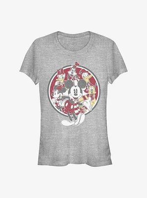 Disney Mickey Mouse & Friends Vintage Holiday Girls T-Shirt