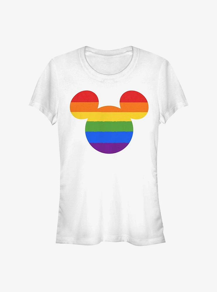 Disney Mickey Mouse Rainbow Ears Girls T-Shirt
