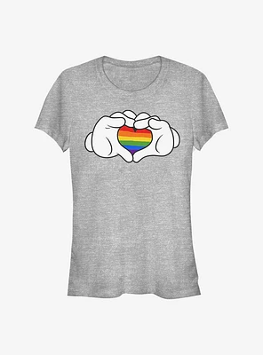 Disney Mickey Mouse Rainbow Love Girls T-Shirt