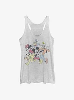 Disney Mickey Mouse Group Run Girls Tank