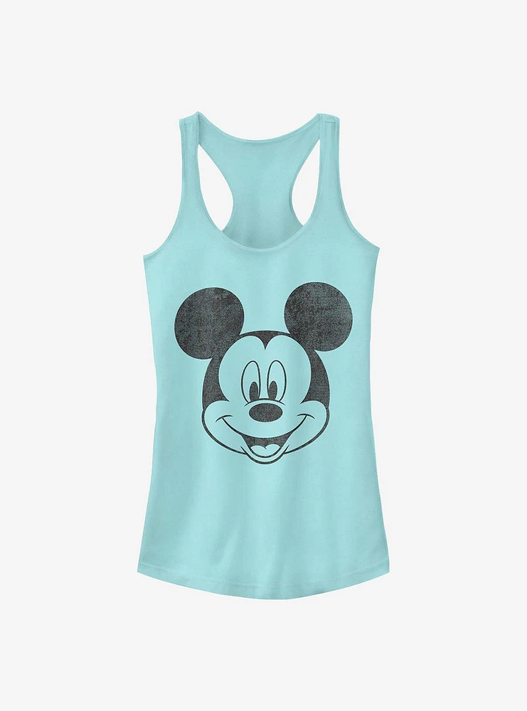 Disney Mickey Mouse Face Girls Tank