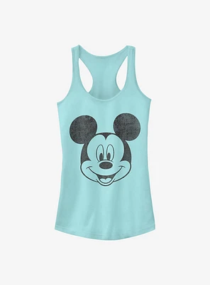 Disney Mickey Mouse Face Girls Tank