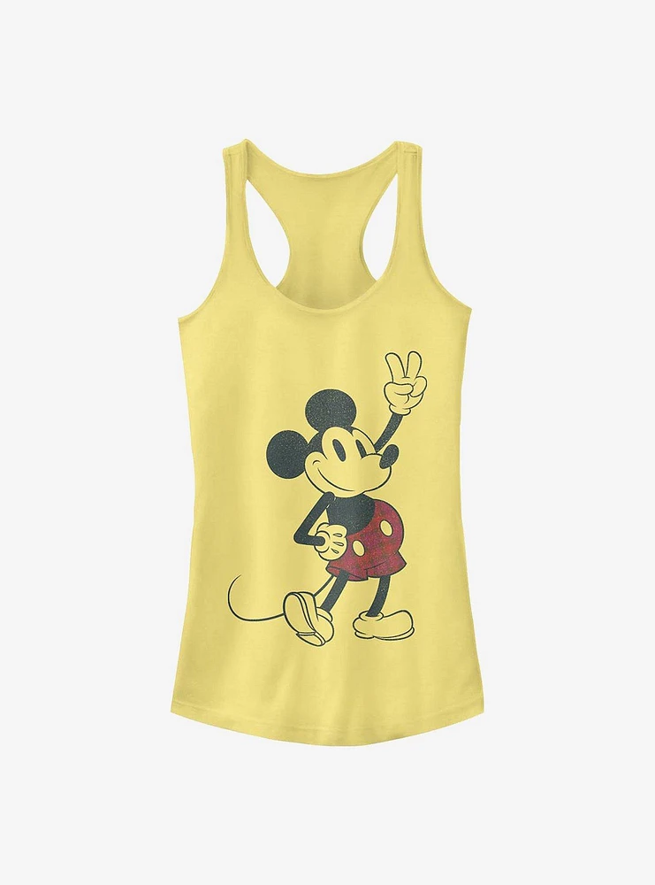 Disney Mickey Mouse Plaid Girls Tank