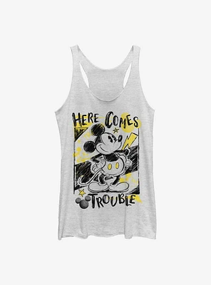 Disney Mickey Mouse Trouble Comes Girls Tank