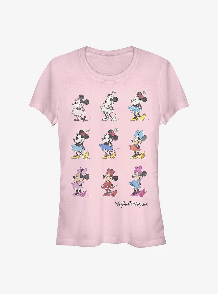 Disney Minnie Mouse Minnie Evolution Girls T-Shirt