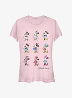 Disney Minnie Mouse Evolution Girls T-Shirt