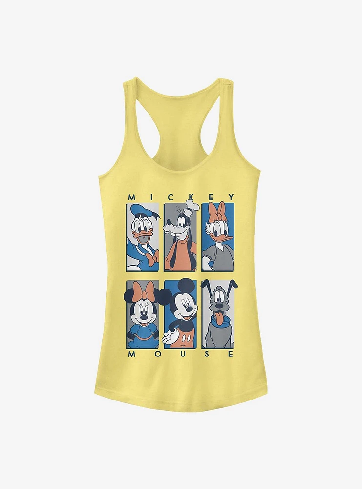 Disney Mickey Mouse Six Up Muted Girls Tank