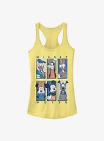 Disney Mickey Mouse Six Up Muted Girls Tank