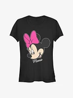 Disney Minnie Mouse Big Face Girls T-Shirt