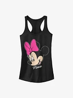 Disney Minnie Mouse Big Face Girls Tank