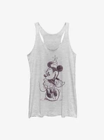 Disney Minnie Mouse Sketch Girls Tank