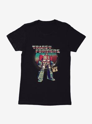 Transformers Optimus Prime At War Womens T-Shirt