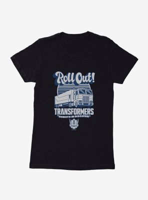 Transformers Roll Out Optimus Prime Womens T-Shirt