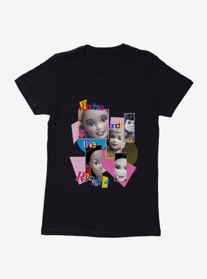 Barbie And The Rockers Retro Art Womens T-Shirt