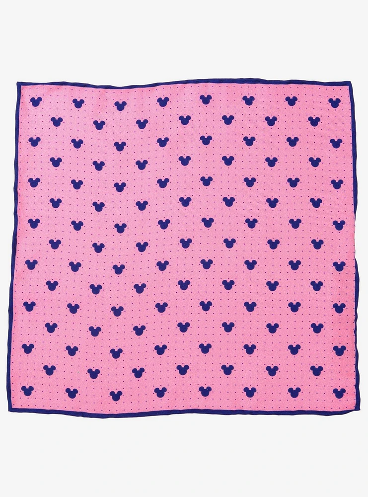 Disney Mickey Mouse Dot Pink Pocket Square