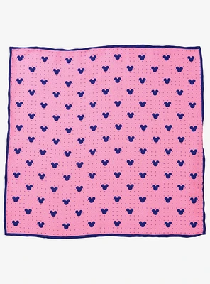 Disney Mickey Mouse Dot Pink Pocket Square