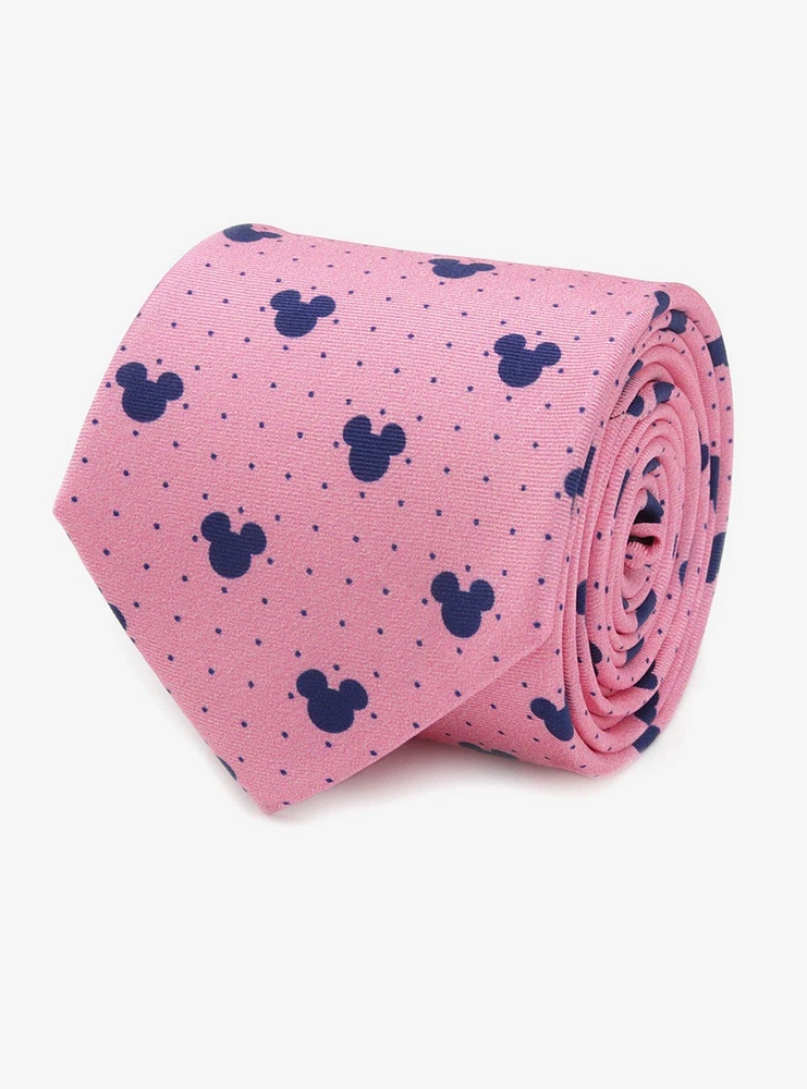 Disney Mickey Mouse Dot Pink Tie