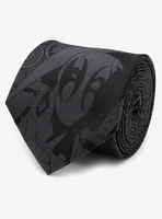 Marvel Deadpool Hidden Paisley Black Silk Tie