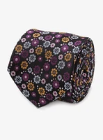 Marvel X-Men Floral Charcoal Tie