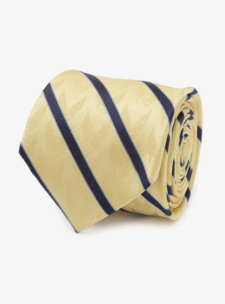 Marvel X-Men Wolverine Mask Yellow and Navy Silk Tie