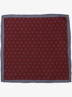 Star Wars The Mandalorian Red Silk Pocket Square