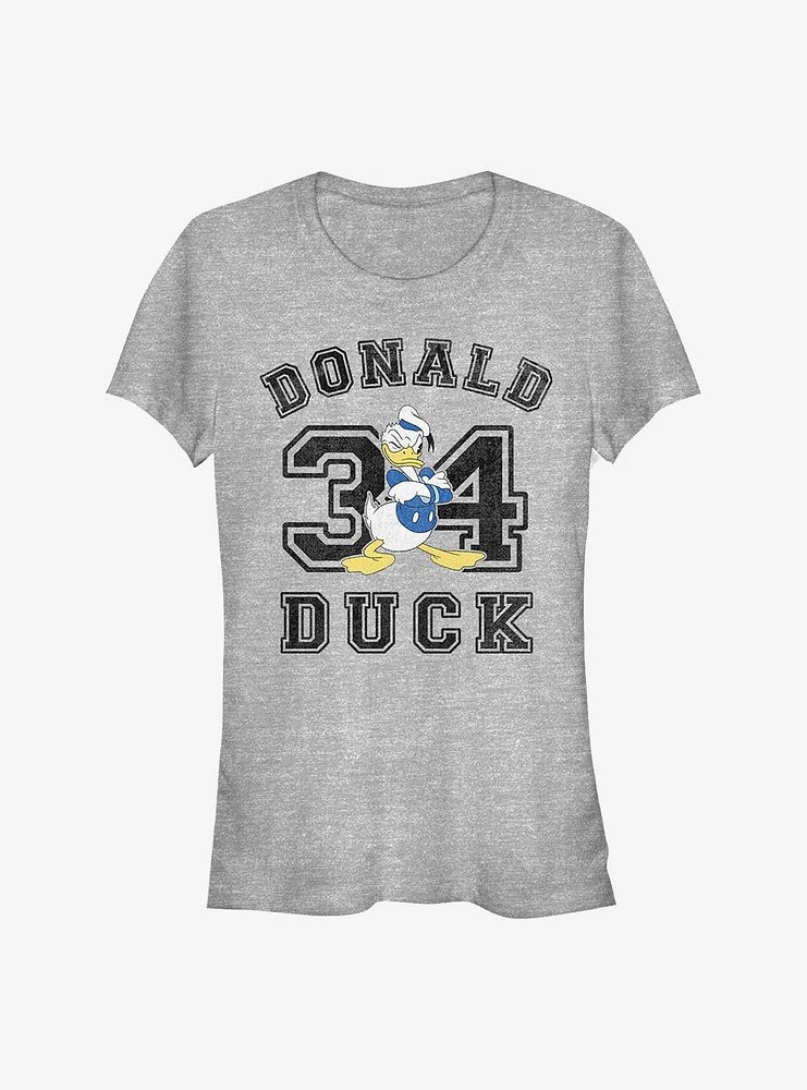 Disney Donald Duck Collegiate Girls T-Shirt