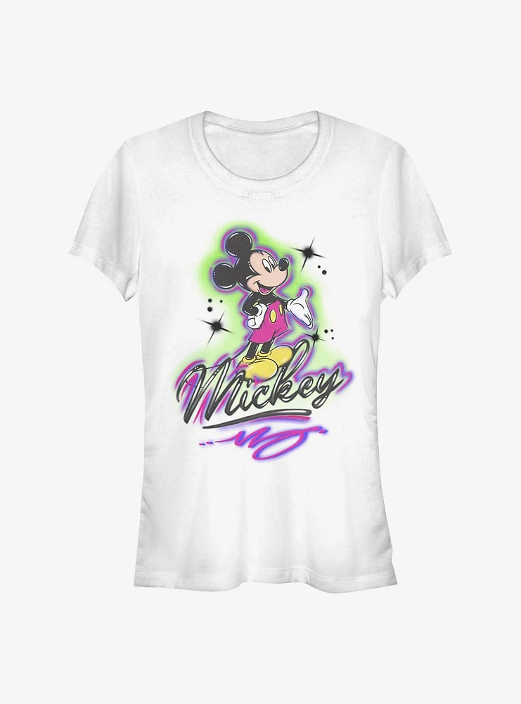 Disney Mickey Mouse Airbrush Girls T-Shirt