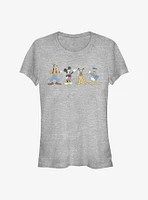 Disney Mickey Mouse Group Girls T-Shirt