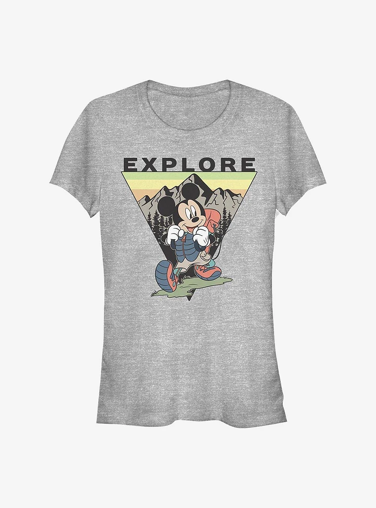 Disney Mickey Mouse Explore Travel Girls T-Shirt