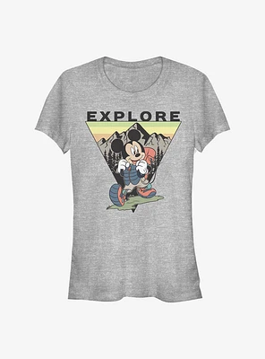 Disney Mickey Mouse Explore Travel Girls T-Shirt