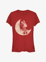 Disney Minnie Mouse On The Moon Girls T-Shirt