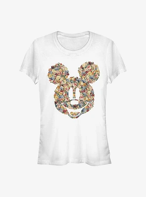 Disney Mickey Mouse Floral Girls T-Shirt