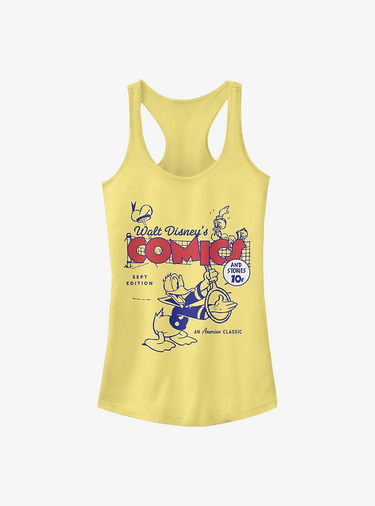 Disney Donald Duck Donalds Comic Cover Girls Tank