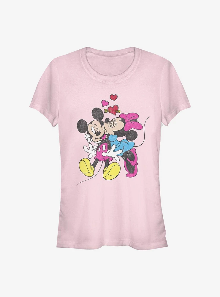 Disney Mickey Mouse & Minnie Mouse Love Girls T-Shirt